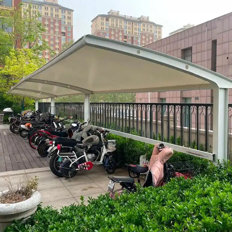 卢氏县膜结构电动车棚